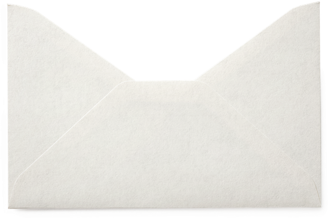 Meghívó boríték - nyitott (elölap)